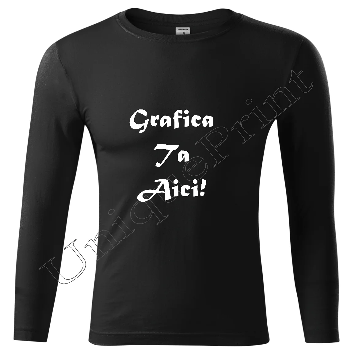 grafica ta aici negru