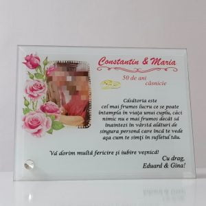 tablou din sticla personalizat