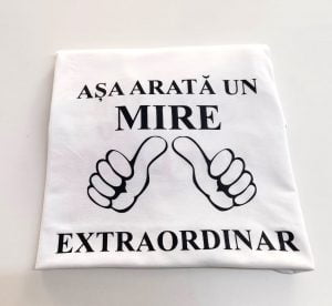 tricou personalizat pentru mire