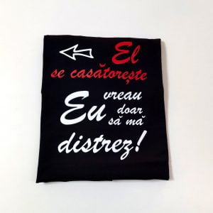 Tricou personalizat pentru burlac