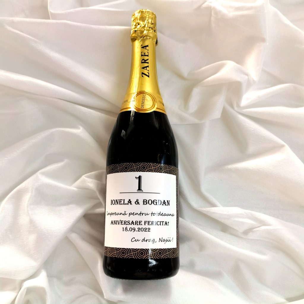 sticla de vin personalizata