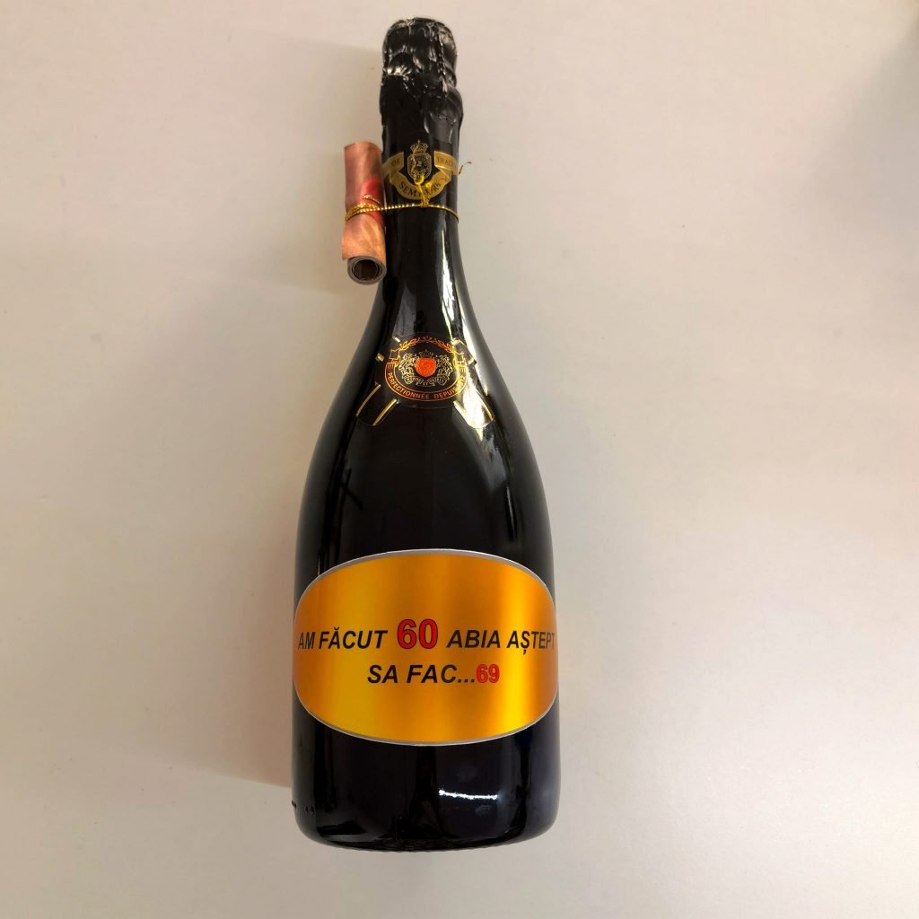 sticla de vin personalizata