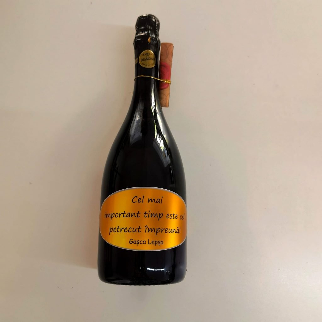 sticla de vin personalizata
