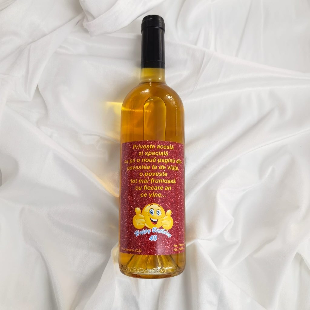 sticla de vin personalizata