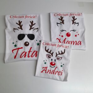 tricouri personalizate craciun