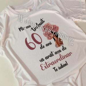 tricou personalizat 60 de ani