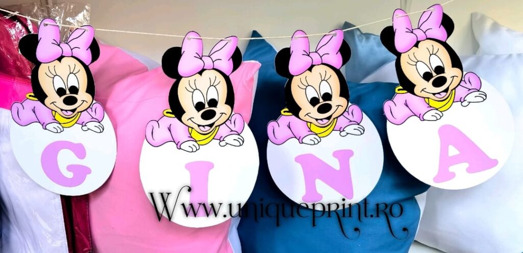 sirag aniversar cu minnie mouse