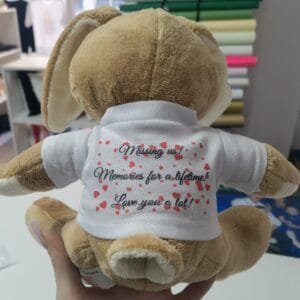 iepuras din plus personalizat